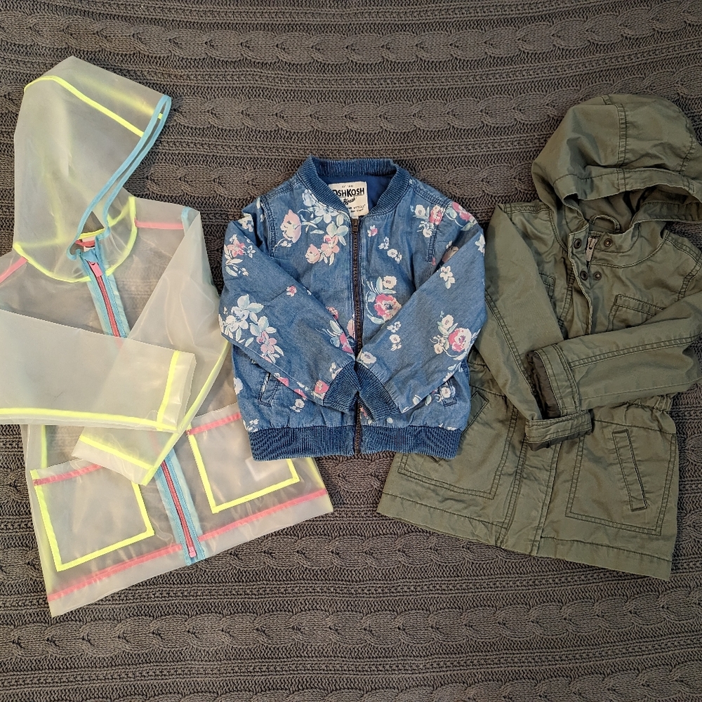 Bundle of 3 Toddler Jackets Size 3T - Old Navy and OshKosh